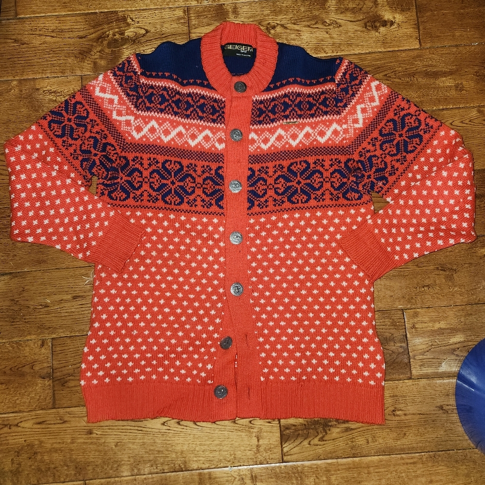 Vintage 1980s Geiger Cardigan